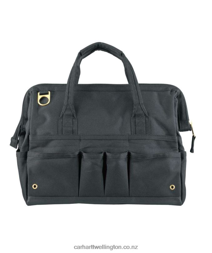 Men 16-Inch 30 Pocket Heavyweight Tool Bag Carhartt R6J0P6 Black