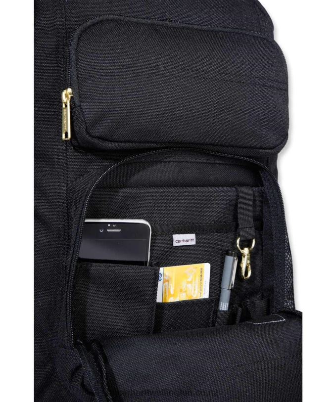 Men 27L Single-Compartment Backpack Carhartt R6J0P1 Black