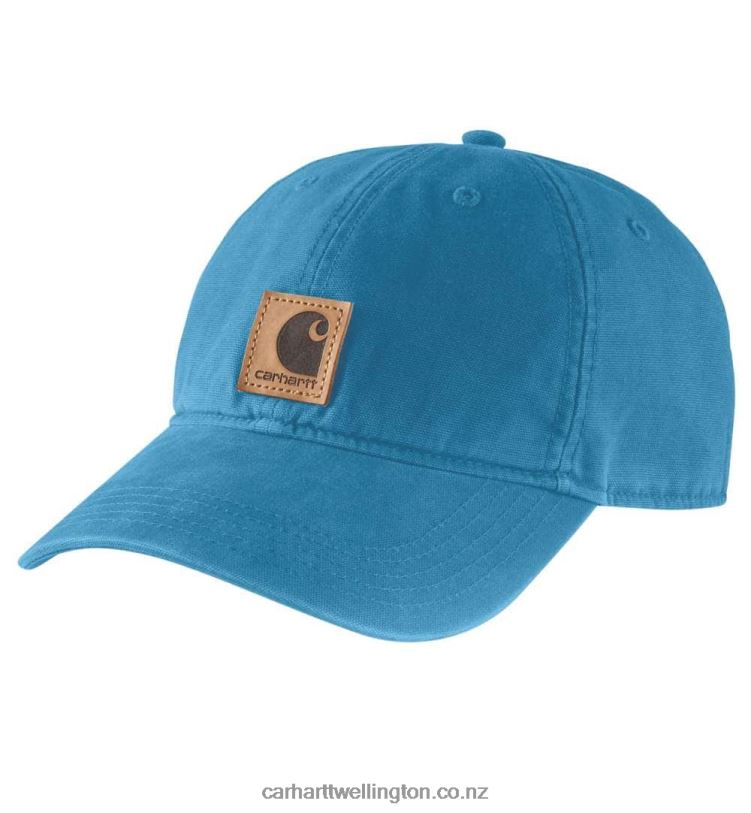 Men Canvas Cap Carhartt R6J0P83 Alpine Blue