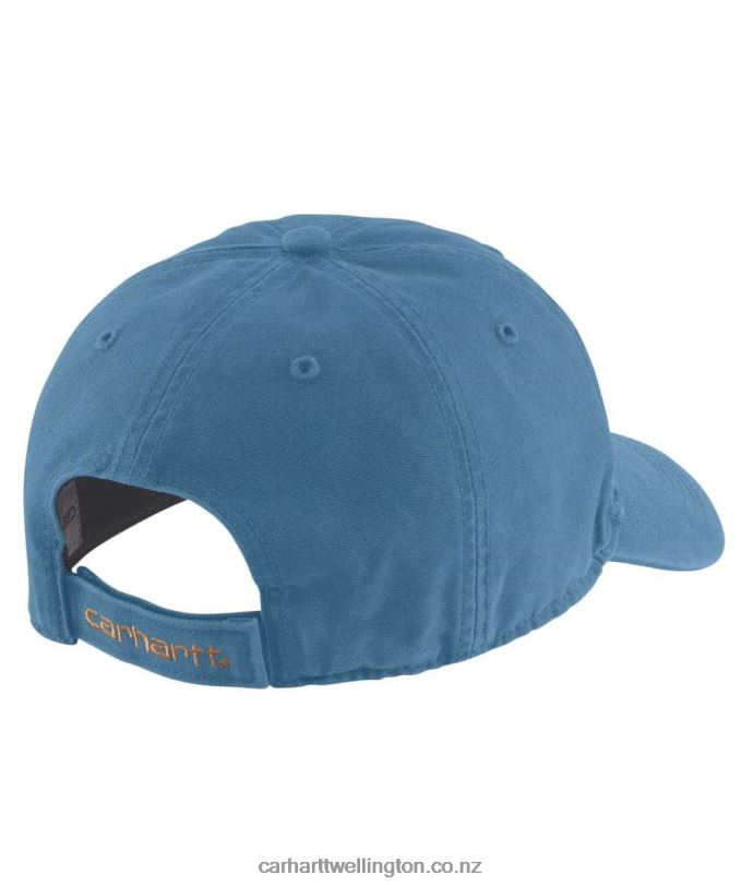 Men Canvas Cap Carhartt R6J0P83 Alpine Blue