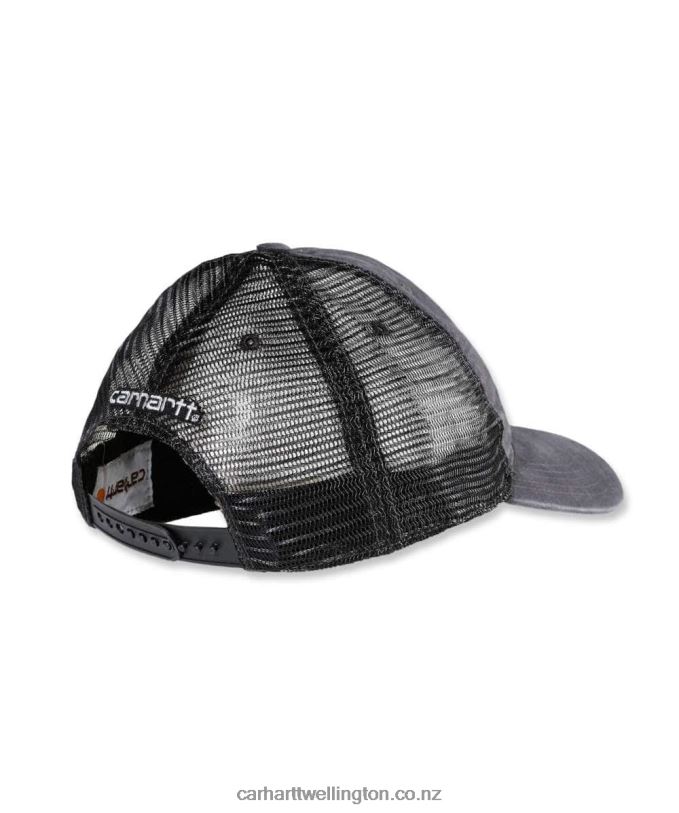 Men Canvas Mesh-Back Cap Carhartt R6J0P86 Azure Blue
