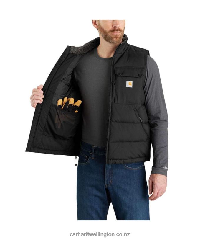 Men Carhartt Montana Loose Fit Insulated VestR6J0P103 Black