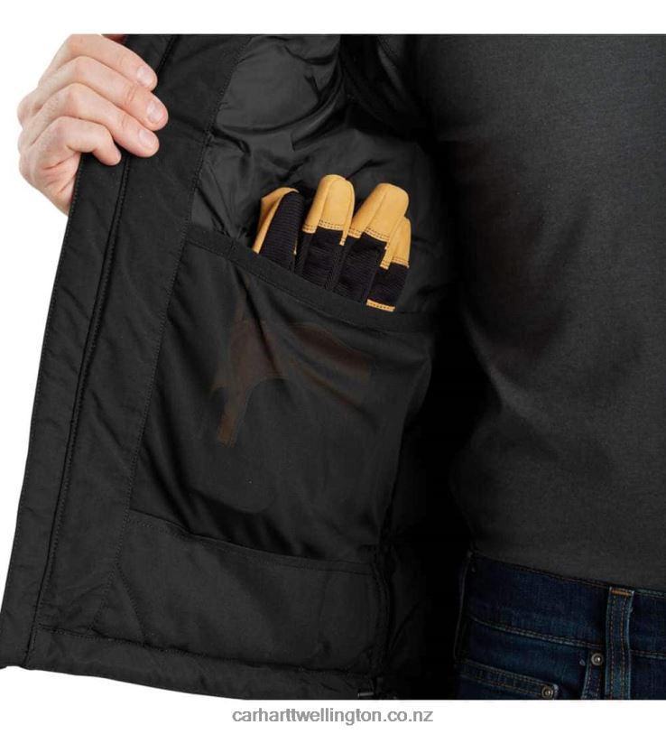 Men Carhartt Montana Loose Fit Insulated VestR6J0P103 Black