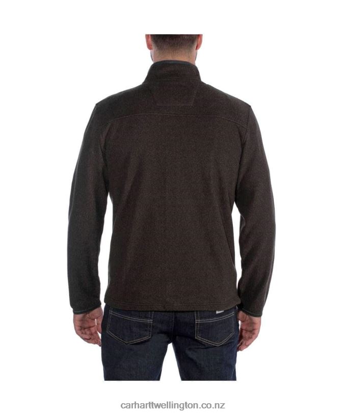 Men Dalton Full Zip Fleece Carhartt R6J0P51 Tarmac Heather