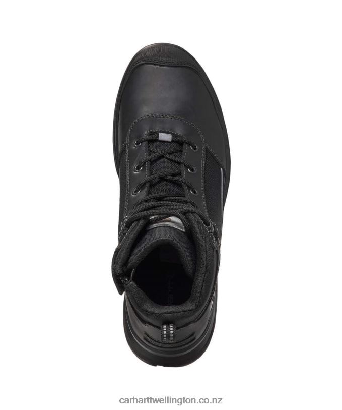 Men Detroit Rugged Flex Reflective S3 Zip Safety Boot Carhartt R6J0P157 Black