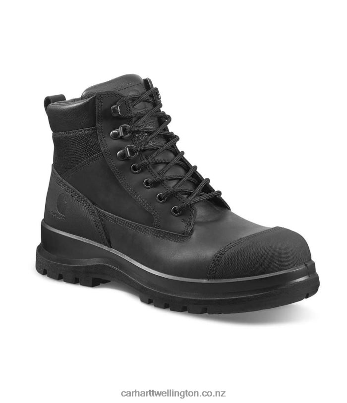 Men Detroit Rugged Flex S3 6 Inch Safety Boot Carhartt R6J0P163 Black