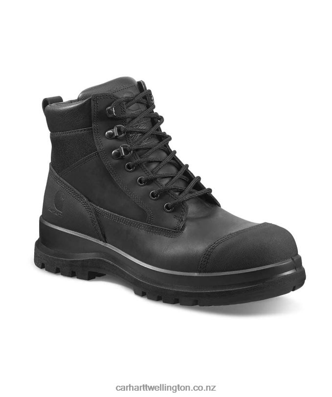Men Detroit Rugged Flex S3 6 Inch Safety Boot Carhartt R6J0P163 Black