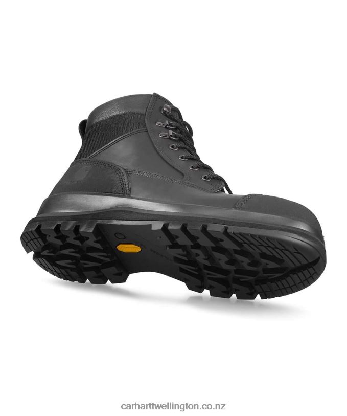 Men Detroit Rugged Flex S3 6 Inch Safety Boot Carhartt R6J0P163 Black