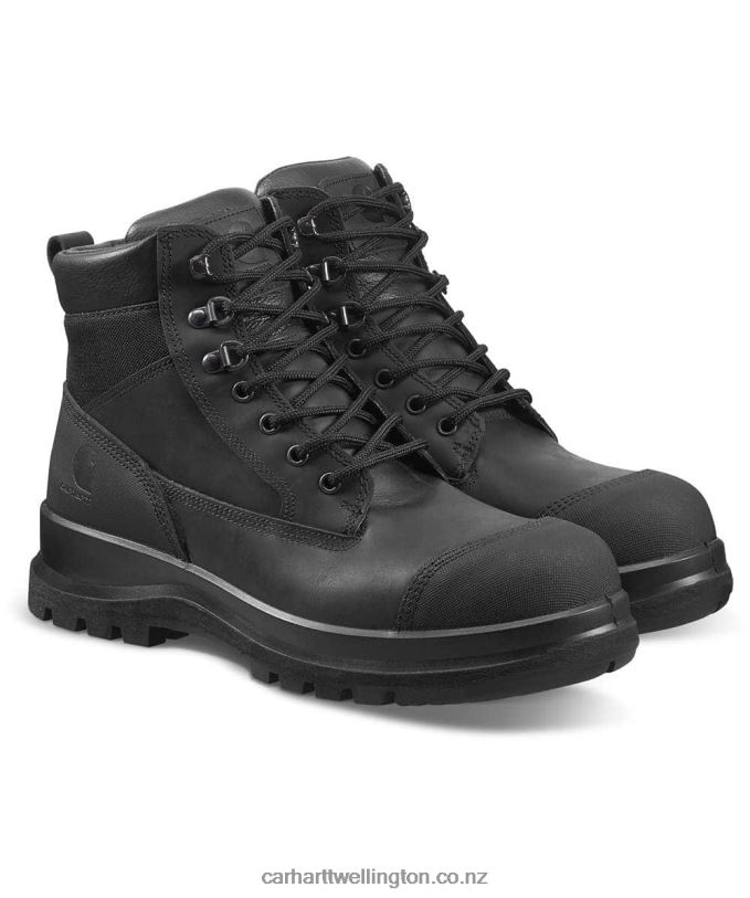 Men Detroit Rugged Flex S3 6 Inch Safety Boot Carhartt R6J0P163 Black