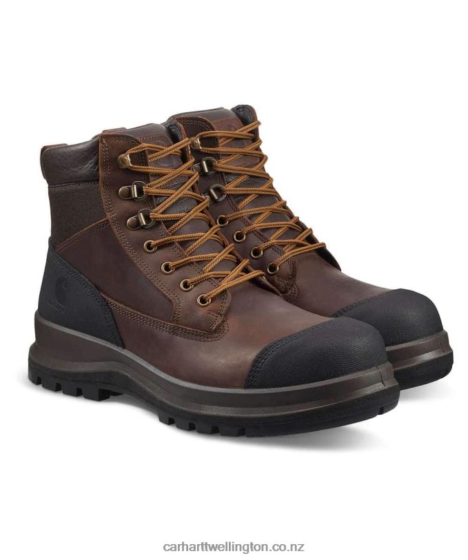 Men Detroit Rugged Flex S3 6 Inch Safety Boot Carhartt R6J0P163 Black