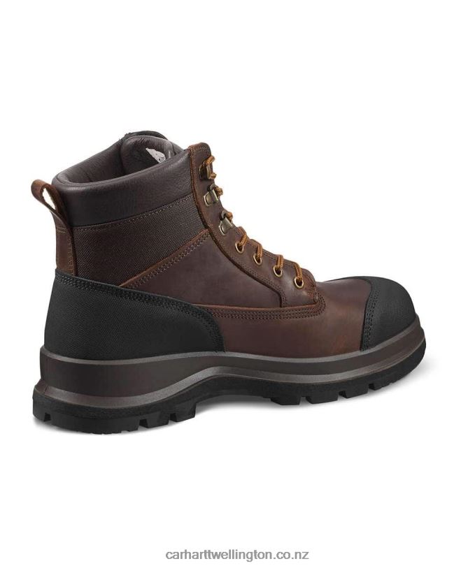 Men Detroit Rugged Flex S3 6 Inch Safety Boot Carhartt R6J0P163 Black