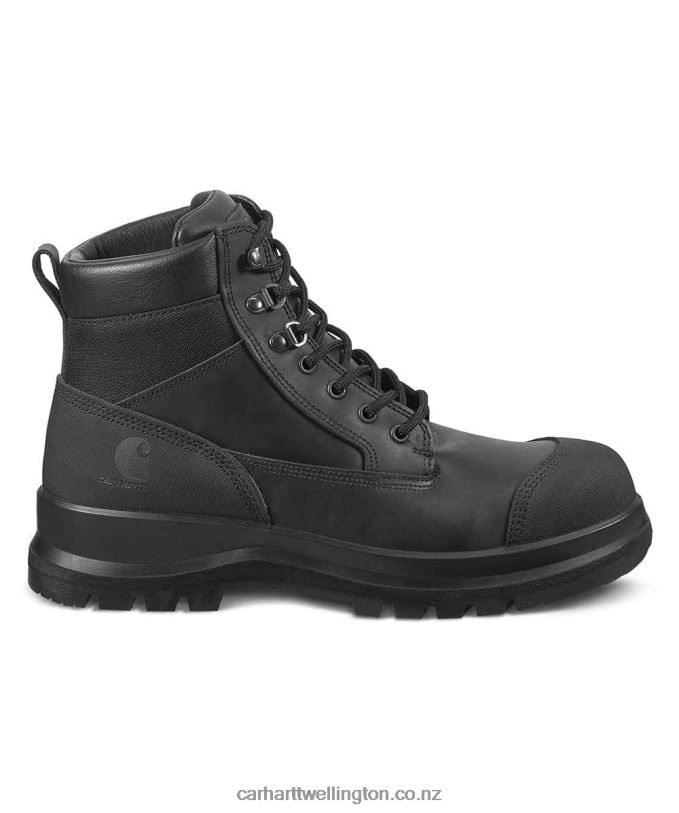 Men Detroit Rugged Flex S3 6 Inch Safety Boot Carhartt R6J0P163 Black