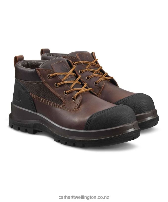 Men Detroit Rugged Flex S3 Chukka Safety Boot Carhartt R6J0P164 Black