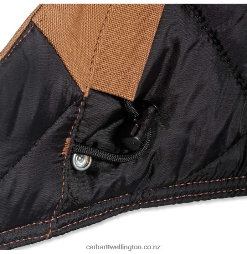 Men Firm Duck Insulated Hood Carhartt R6J0P32 Black