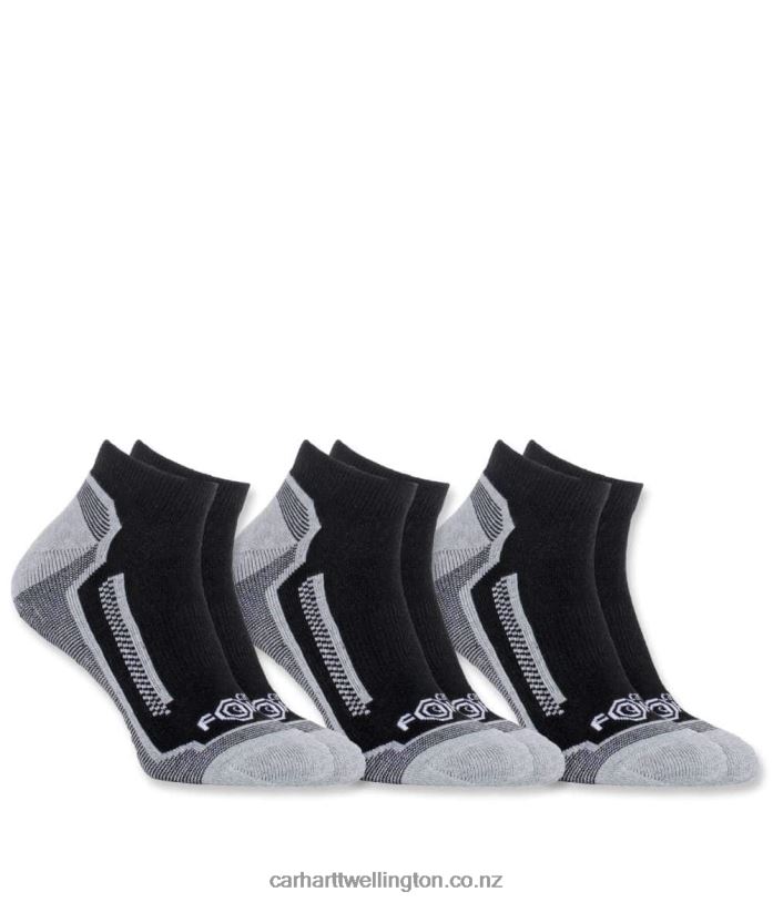 Men Force Performance Sock 3 Pairs Carhartt R6J0P168 Black
