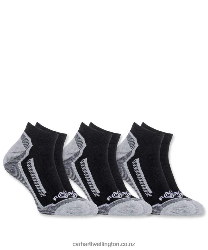 Men Force Performance Sock 3 Pairs Carhartt R6J0P168 Black