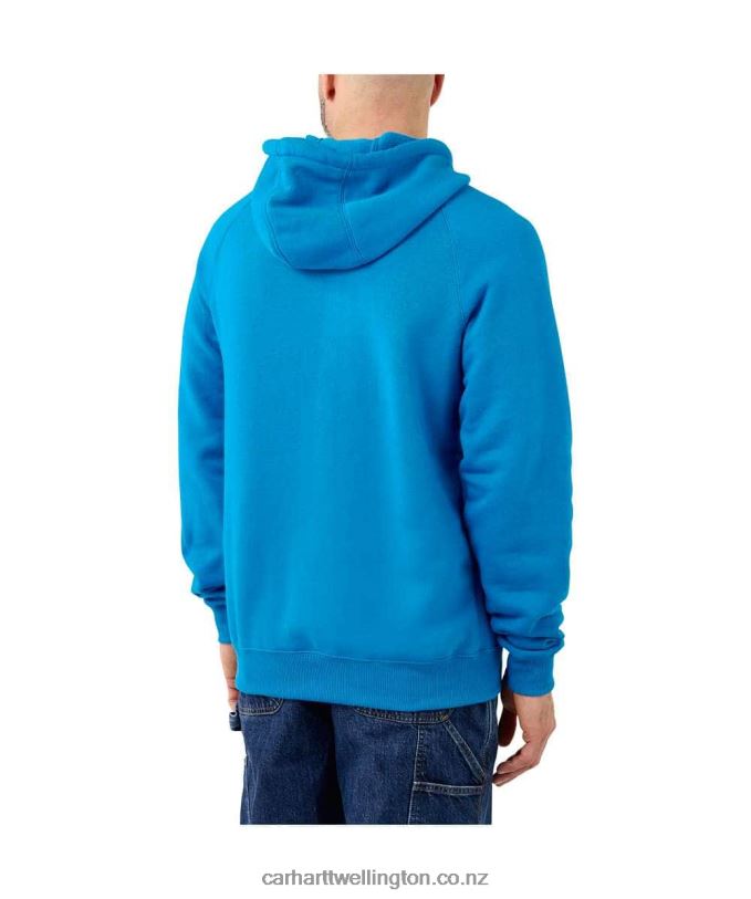 Men Force Relaxed Fit Lightweight Logo Graphic Sweatshirt Carhartt R6J0P43 Asphalt Heather