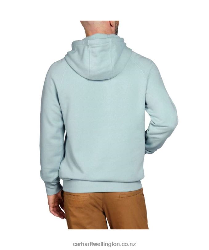 Men Force Relaxed Fit Lightweight Logo Graphic Sweatshirt Carhartt R6J0P43 Asphalt Heather