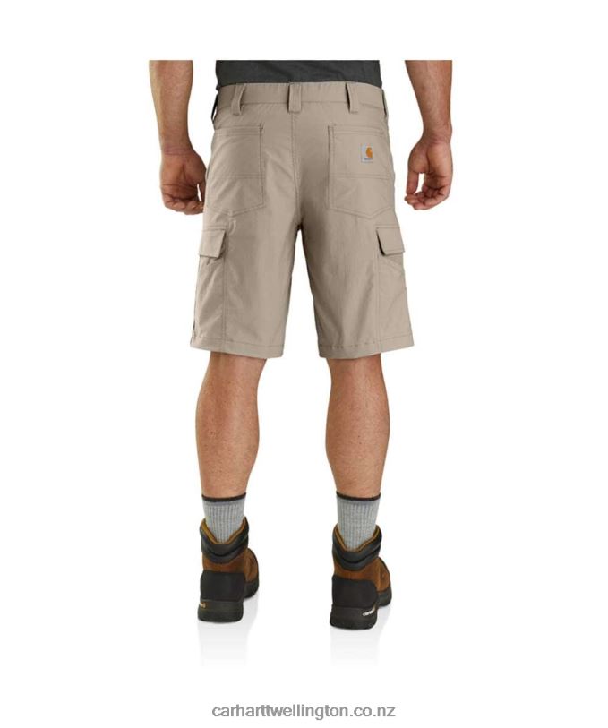 Men Force Relaxed Fit Lightweight Ripstop Cargo Work Short Carhartt R6J0P146 Bluestone