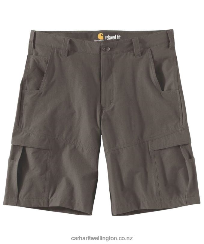 Men Force Relaxed Fit Lightweight Ripstop Cargo Work Short Carhartt R6J0P146 Bluestone