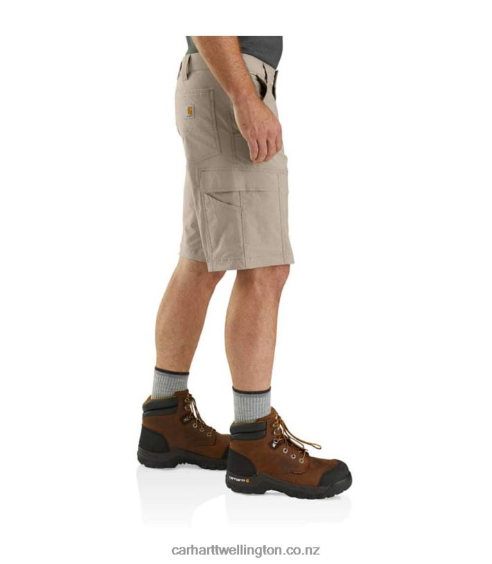 Men Force Relaxed Fit Lightweight Ripstop Cargo Work Short Carhartt R6J0P146 Bluestone
