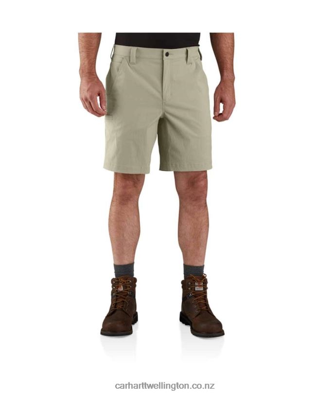 Men Force Relaxed Fit Lightweight Ripstop Work Short Carhartt R6J0P144 Basil