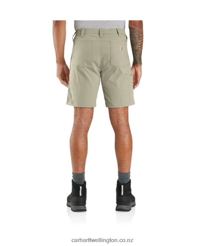 Men Force Relaxed Fit Lightweight Ripstop Work Short Carhartt R6J0P144 Basil