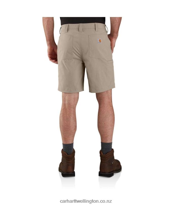 Men Force Relaxed Fit Lightweight Ripstop Work Short Carhartt R6J0P144 Basil