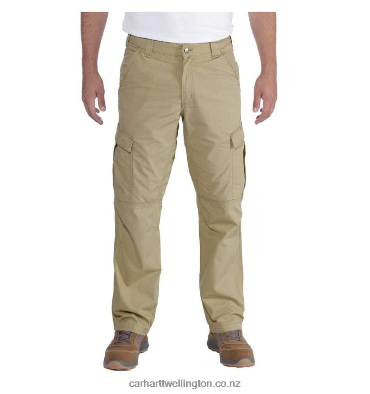 Men Force Relaxed Fit Ripstop Cargo Work Pant Carhartt R6J0P66 Dark Khaki