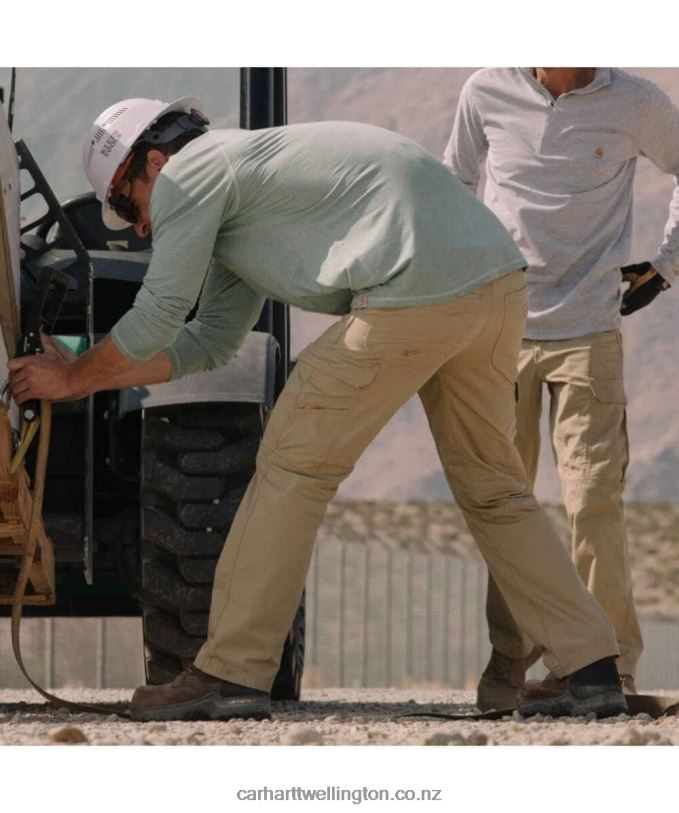 Men Force Relaxed Fit Ripstop Cargo Work Pant Carhartt R6J0P66 Dark Khaki