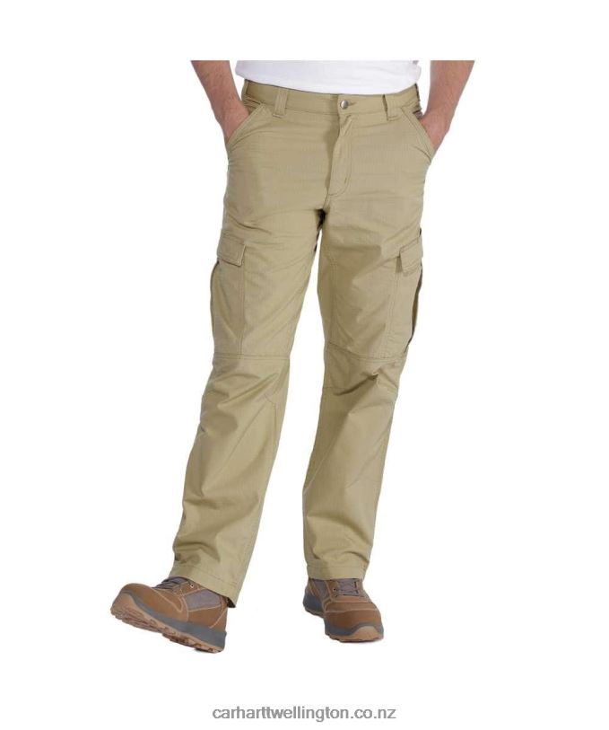 Men Force Relaxed Fit Ripstop Cargo Work Pant Carhartt R6J0P66 Dark Khaki