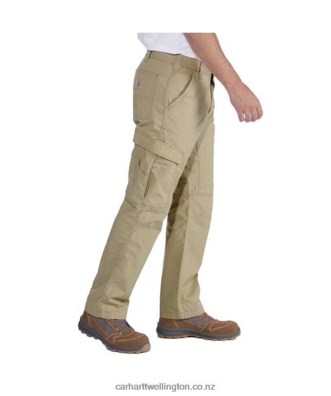 Men Force Relaxed Fit Ripstop Cargo Work Pant Carhartt R6J0P66 Dark Khaki