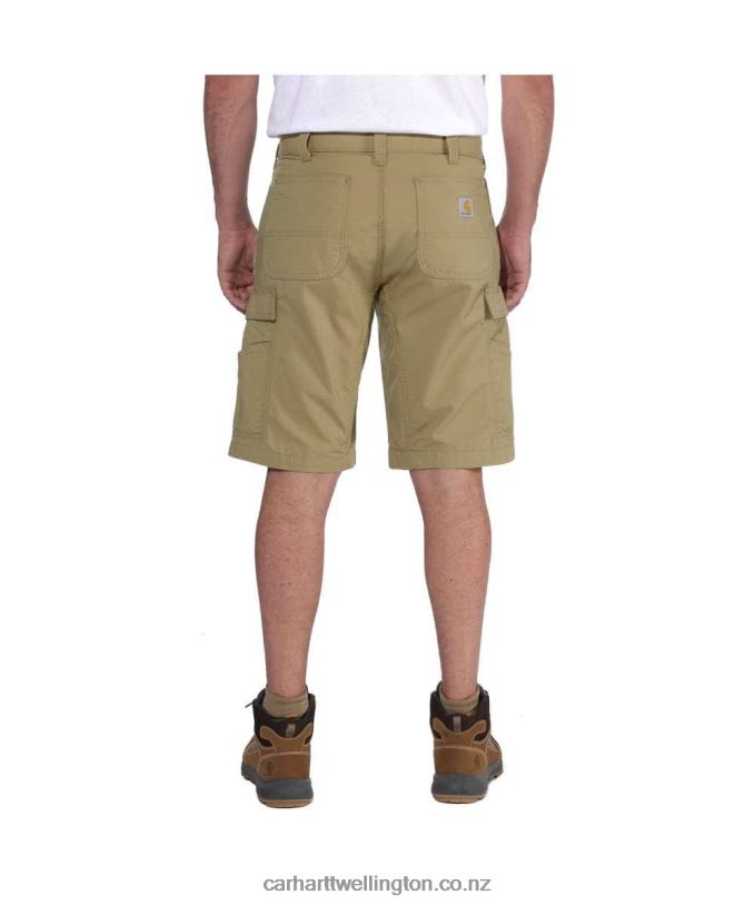 Men Force Relaxed Fit Ripstop Cargo Work Short Carhartt R6J0P150 Asphalt