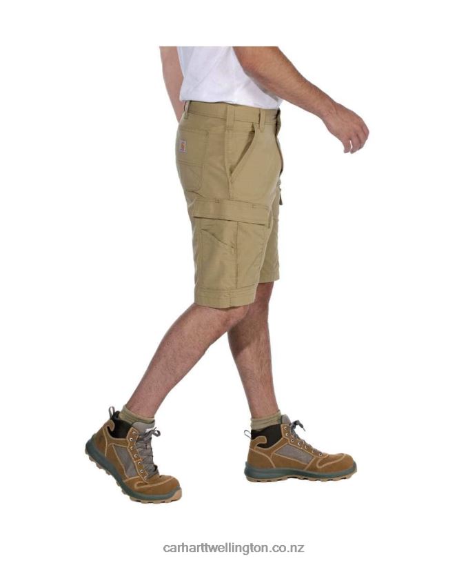 Men Force Relaxed Fit Ripstop Cargo Work Short Carhartt R6J0P150 Asphalt