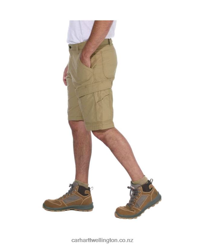 Men Force Relaxed Fit Ripstop Cargo Work Short Carhartt R6J0P150 Asphalt