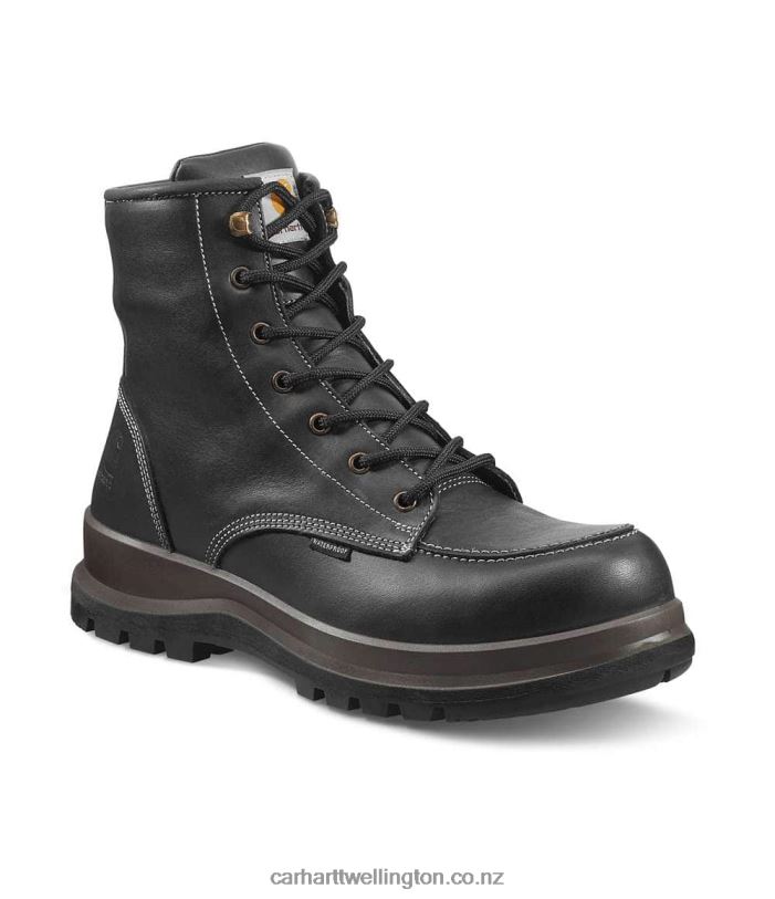 Men Hamilton Rugged Flex Waterproof S3 Safety Boot Carhartt R6J0P161 Black