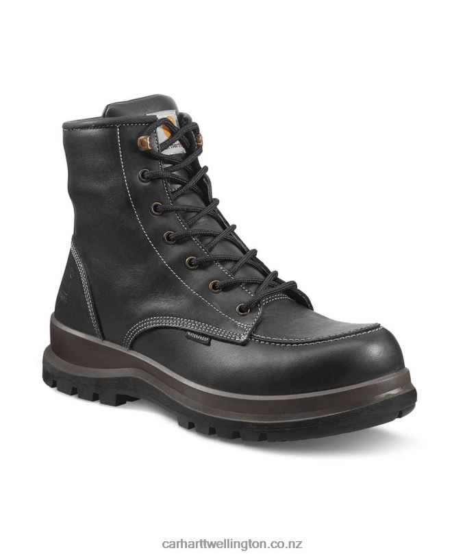 Men Hamilton Rugged Flex Waterproof S3 Safety Boot Carhartt R6J0P161 Black