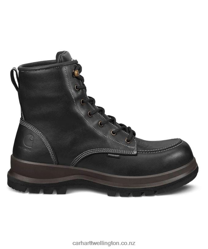 Men Hamilton Rugged Flex Waterproof S3 Safety Boot Carhartt R6J0P161 Black