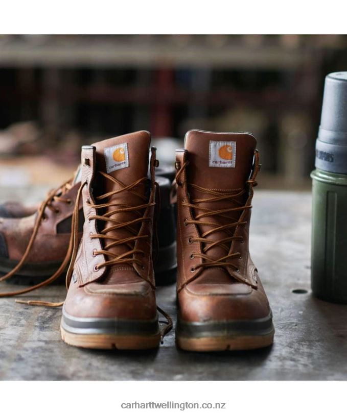 Men Hamilton Rugged Flex Waterproof S3 Safety Boot Carhartt R6J0P161 Black