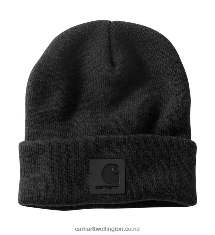 Men Knit Beanie Carhartt R6J0P94 Black
