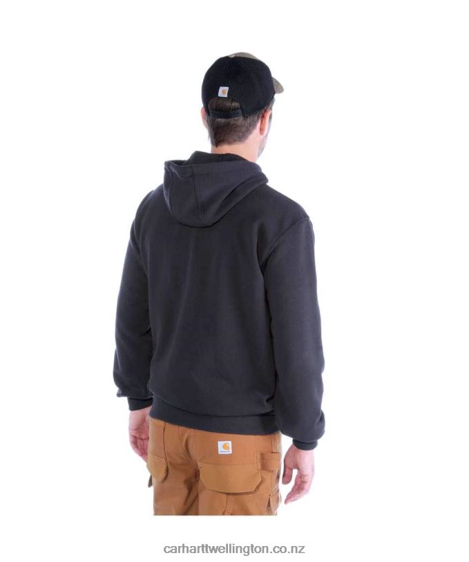 Men Loose Fit Midweight Logo Graphic Sweatshirt Carhartt R6J0P40 Black