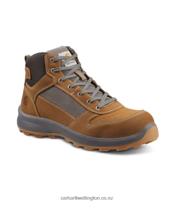 Men Michigan Rugged Flex S1P Midcut Safety Boot Carhartt R6J0P165 Black