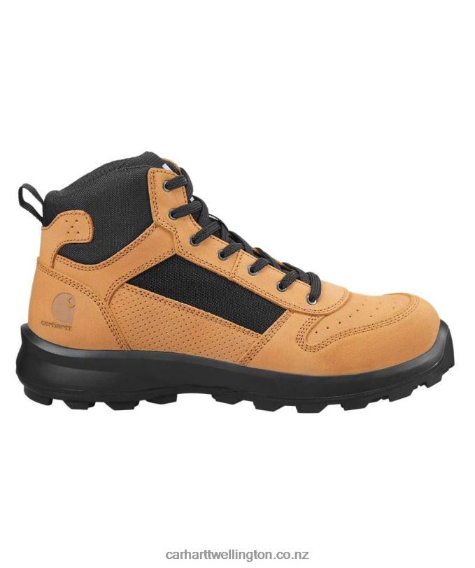 Men Michigan Rugged Flex S1P Midcut Safety Boot Carhartt R6J0P165 Black