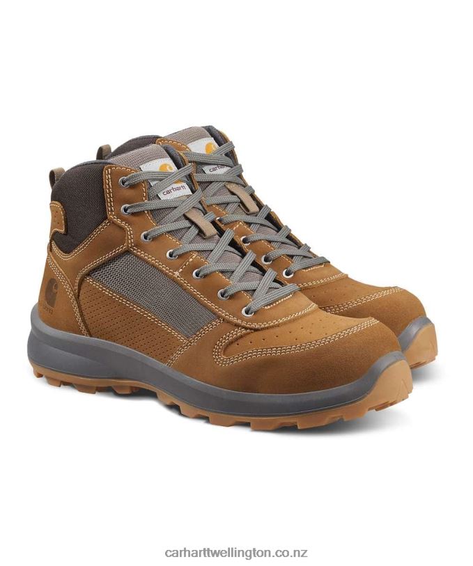 Men Michigan Rugged Flex S1P Midcut Safety Boot Carhartt R6J0P165 Black