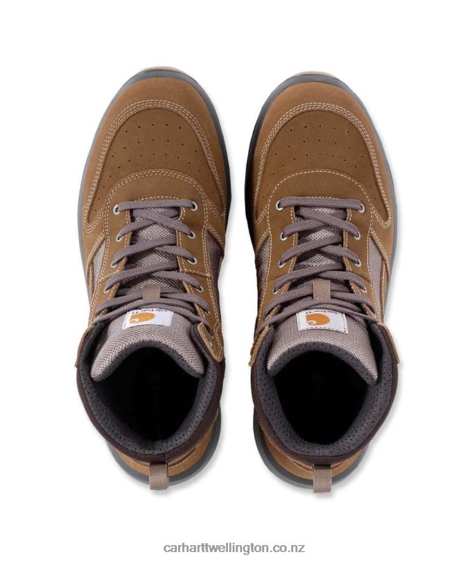 Men Michigan Rugged Flex S1P Midcut Safety Boot Carhartt R6J0P165 Black