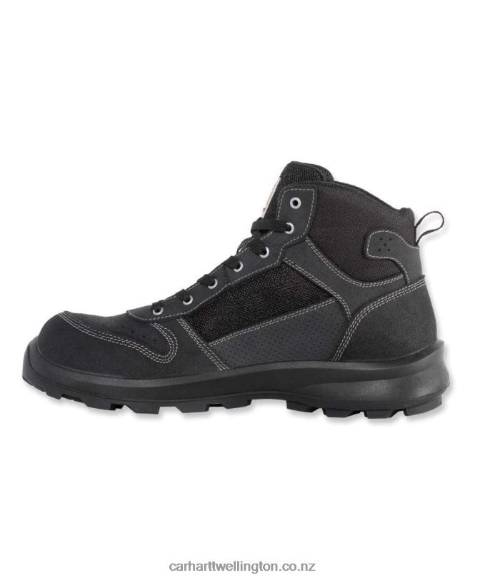 Men Michigan Rugged Flex S1P Midcut Safety Boot Carhartt R6J0P165 Black