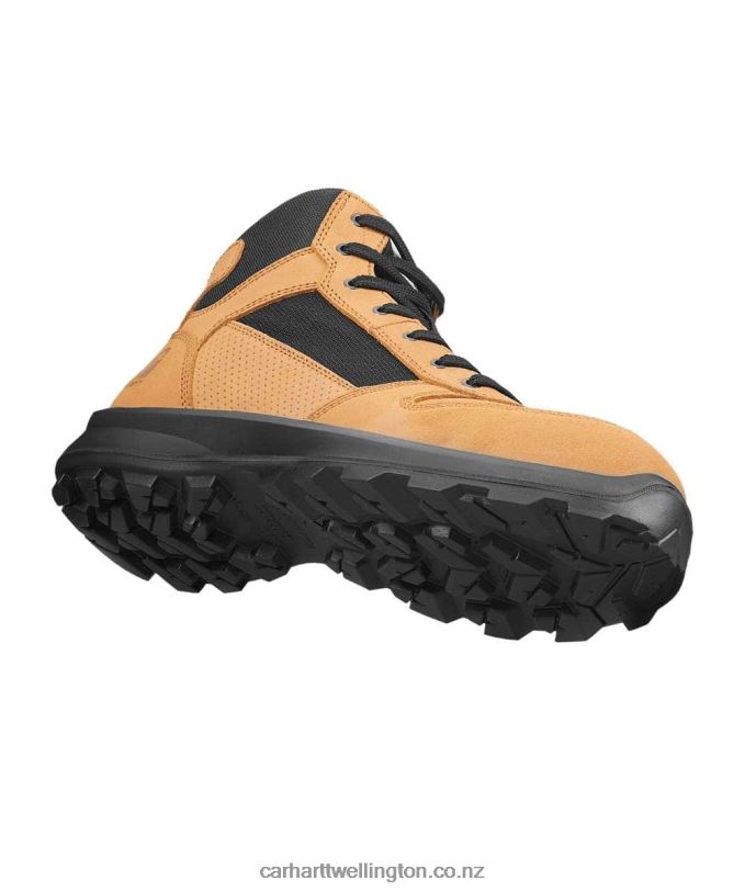 Men Michigan Rugged Flex S1P Midcut Zip Safety Boot Carhartt R6J0P158 Black