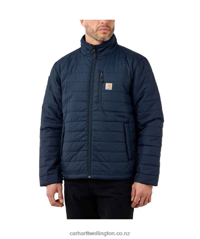 Men Rain Defender Relaxed Fit Lightweight Insulated Jacket Carhartt R6J0P22 Black