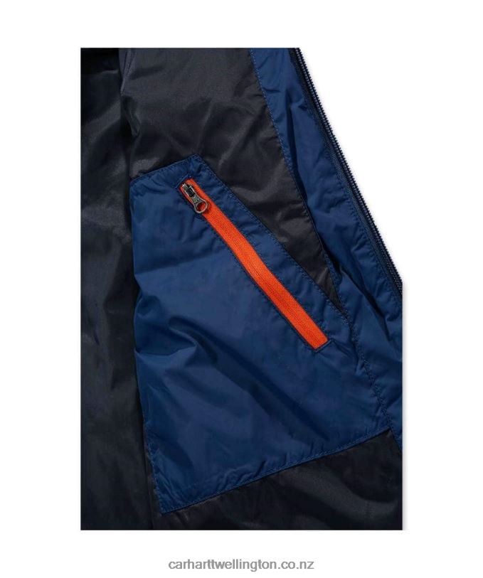 Men Rain Defender Relaxed Fit Lightweight Insulated Jacket Carhartt R6J0P22 Black