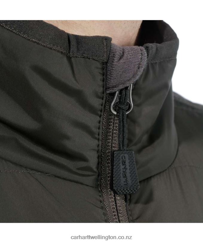 Men Rain Defender Relaxed Fit Lightweight Insulated Jacket Carhartt R6J0P22 Black